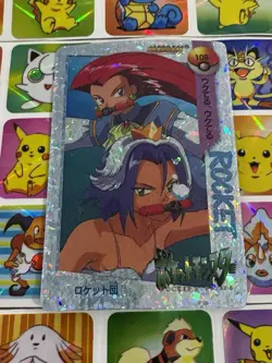 Pokemon Pikachu HOLO Vintage Pocket Monsters Prism Sticker 1998 Bandai Ninetndo - Image 4