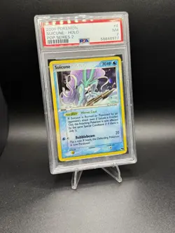 Pokemon Suicune 004/017 POP Series 2 Holo PSA 7 - Image 1