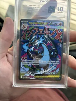 Pokemon Phantasmal Flames Mega Charizard x EX UPC Exclusive Promos Tag 10 - Image 1
