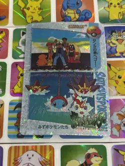 Pokemon Pikachu HOLO Vintage Pocket Monsters Prism Sticker 1998 Bandai Ninetndo - Image 4