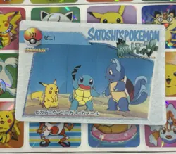Pokemon Pikachu HOLO Vintage Pocket Monsters Prism Sticker 1998 Bandai Ninetndo - Image 5