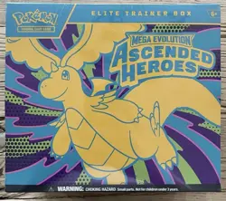 🐲 MEGA EVOLUTION ASCENDED HEROES ETB Elite Trainer Box New Sealed Pokemon 🐲 - Image 1