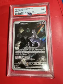 2023 Pokemon PSA 9 Mewtwo #52 Black Star Promo Scarlet & Violet 151 UPC Promo - Image 1