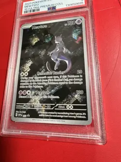 2023 Pokemon PSA 9 Mewtwo #52 Black Star Promo Scarlet & Violet 151 UPC Promo - Image 2