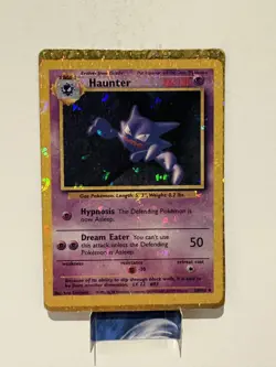 Haunter Holo Prism Vintage Pokemon Base Set Rare - Image 1