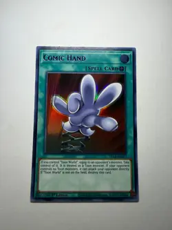 Yugioh - Comic Hand - Ultra (Purple) - 1st - DLCS-EN077 - NM - Image 1