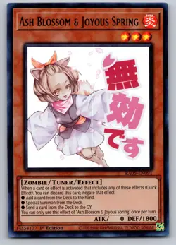 ASH BLOSSOM & JOYOUS SPRING RA05-EN091 RARITY COLLECTION 5 YU-GI-OH NM/M - Image 1