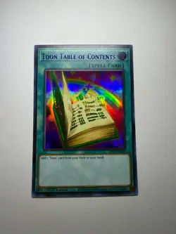 Yugioh - Toon Table of Contents - Ultra (Blue) - 1st - LDS1-EN069 - NM - Image 1