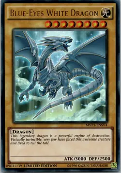 Yugioh Blue-Eyes White Dragon MVP1-ENSV4 Limited Edition Ultra Rare NM - Image 1