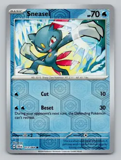 Reverse Holo Sneasel #013/064 Common SV: Shrouded Fable Pokemon - Image 1