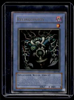 Relinquished Ultra Rare Played #SDP-001 2003 Yugioh - Image 1