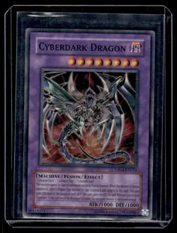CyberdarkDragon Super Rare Played #DP04-EN014 2007 Yugioh - Image 1