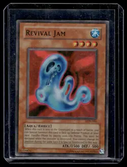 Revival Jam Played Super Rare #LON-006 2003 Yugioh Labyrinth of Nightmare - Image 1