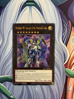Yugioh/ Number 90: Galaxy-Eyes Photon Lord/ Ultra Rare/ BLC1/ 1st Edition/ Mint - Image 1