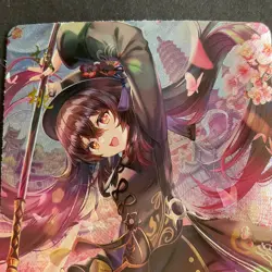 Goddess Story 10M04 - LP Card - LP-4 Raised Foil Card - Hu Tao - Genshin - RARE! - Image 4