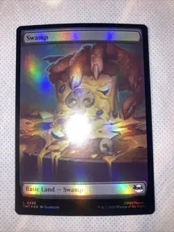 magic: the gathering TMNT Swamp Foil 0255 - Image 1
