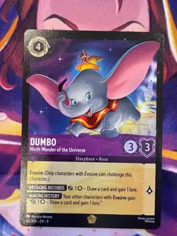 DUMBO Ninth Wonder Of The Universe 45/204 -Legendary Disney Lorcana Card Fabled - Image 1
