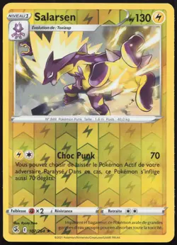 Carte Pokemon Salarsen 107/264 Reverse Poing de Fusion Francais - Image 1