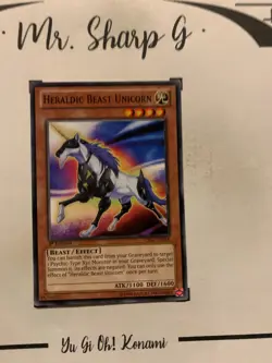 HERALDIC BEAST UNICORN - 1st EDITION CBLZ-EN016 ENGLISH Yu-Gi-Oh! CARD COMMON - Image 2