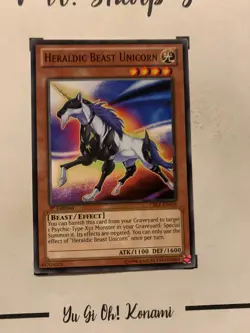 HERALDIC BEAST UNICORN - 1st EDITION CBLZ-EN016 ENGLISH Yu-Gi-Oh! CARD COMMON - Image 5
