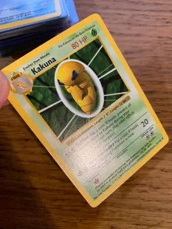 NEAR MINT! Shadowless Kakuna (33/102) Base Set Rare Pokemon Card! FAST P&P! - Image 3