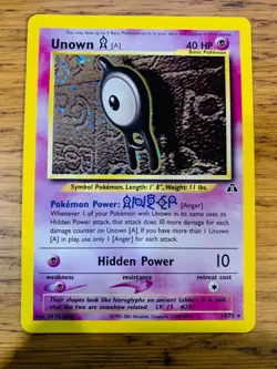 Unown A (14/75) Holo Neo Discovery Set Pokemon Card! FAST & FREE P&P! - Image 2