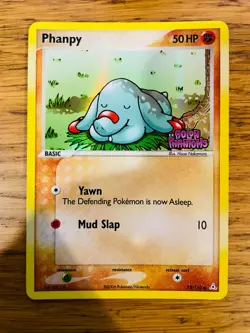 NM! Phanpy (75/110) EX Holon Phantoms Stamped Reverse Holo Delta Pokemon Card! - Image 1