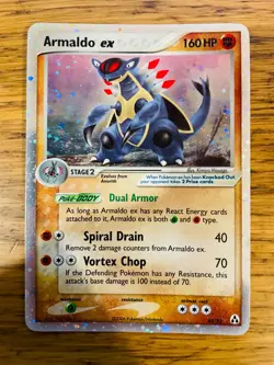 NEAR MINT! Armaldo ex (84/92) EX Legend Maker Holo Pokemon Card! FAST P&P! - Image 1
