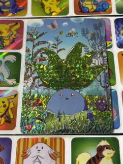 Pokemon Pikachu HOLO Vintage Pocket Monsters Prism Sticker 1998 Bandai Ninetndo - Image 2