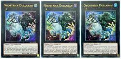 3 x GFP2-EN139 Ghostrick Dullahan - Ultra Rare 1st Edition Near Mint YuGiOh - Image 1