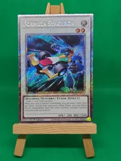 RA04-EN143 FORMULA SYNCHRON Platinum Secret Rare 1st Ed YuGiOh - Image 2