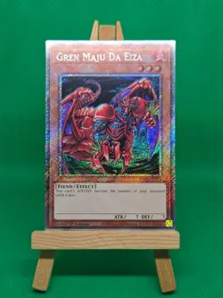 Yugioh RA04-EN124 - Gren Maju Da Eiza - Platinum Secret Rare - Image 1
