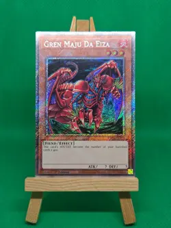 Yugioh RA04-EN124 - Gren Maju Da Eiza - Platinum Secret Rare - Image 3