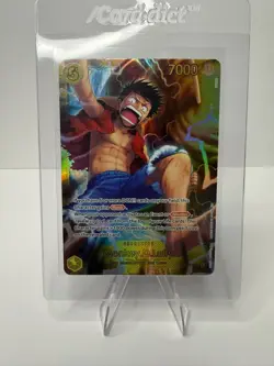 Monkey.D.Luffy OP15-119 Secret Rare Adventure on Kami's Island One Piece Foil NM - Image 1