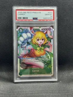 PSA 10 Carrot SR OP08-023 2024 One Piece - Image 1