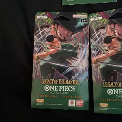 One Piece OP-12 Legacy of the Master Sleeved Booster Packs English Lot Of 3 - Image 2