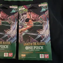 One Piece OP-12 Legacy of the Master Sleeved Booster Packs English Lot Of 3 - Image 3