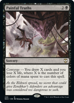 Painful Truths Streets of New Capenna Commander NM Black Rare MTG CARD ABUGames - Image 1
