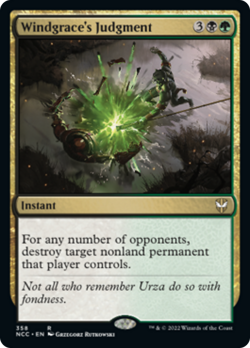 Windgrace's Judgment Streets of New Capenna Commander NM Rare CARD ABUGames - Image 1