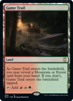 Game Trail Streets of New Capenna Commander NM Land Rare MAGIC MTG CARD ABUGames - Image 1