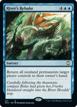 River's Rebuke Streets of New Capenna Commander NM Blue Rare MAGIC CARD ABUGames - Image 1