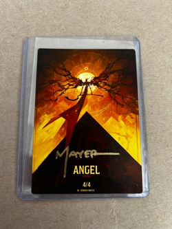 MTG “Angel of Death” Token Card - Signed by MTG Artist Dominik Mayer SUPER RARE! - Image 1