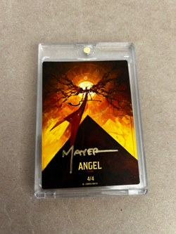 MTG “Angel of Death” Token Card - Signed by MTG Artist Dominik Mayer SUPER RARE! - Image 2