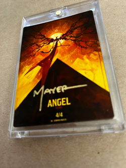 MTG “Angel of Death” Token Card - Signed by MTG Artist Dominik Mayer SUPER RARE! - Image 3