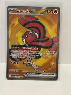 Pokemon Oricorio ex Ultra Rare Holo 110/094 Me02: Phantasmal Flames Card - Image 1