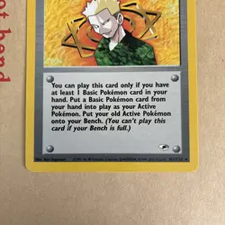 Lt. Surge Gym Heroes Trainer Card 101/132 Regular Non-Holo - Near Mint NM - Image 4