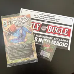 PAX West 2025 MTG Magic The Gathering Spider-Man Promo Comic & Sinister Six Card - Image 1