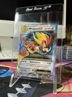 Pokemon TCG M Pidgeot EX 65/108 Evolutions Ultra Rare Full Art Holo 220 HP Card - Image 1