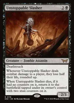 Unstoppable Slasher (NM) #119 Duskmourn: House of Horror Magic card MTG - Image 1