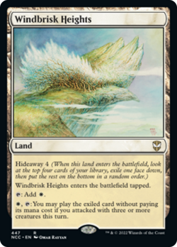 Windbrisk Heights Streets of New Capenna Commander NM Land Rare CARD ABUGames - Image 1
